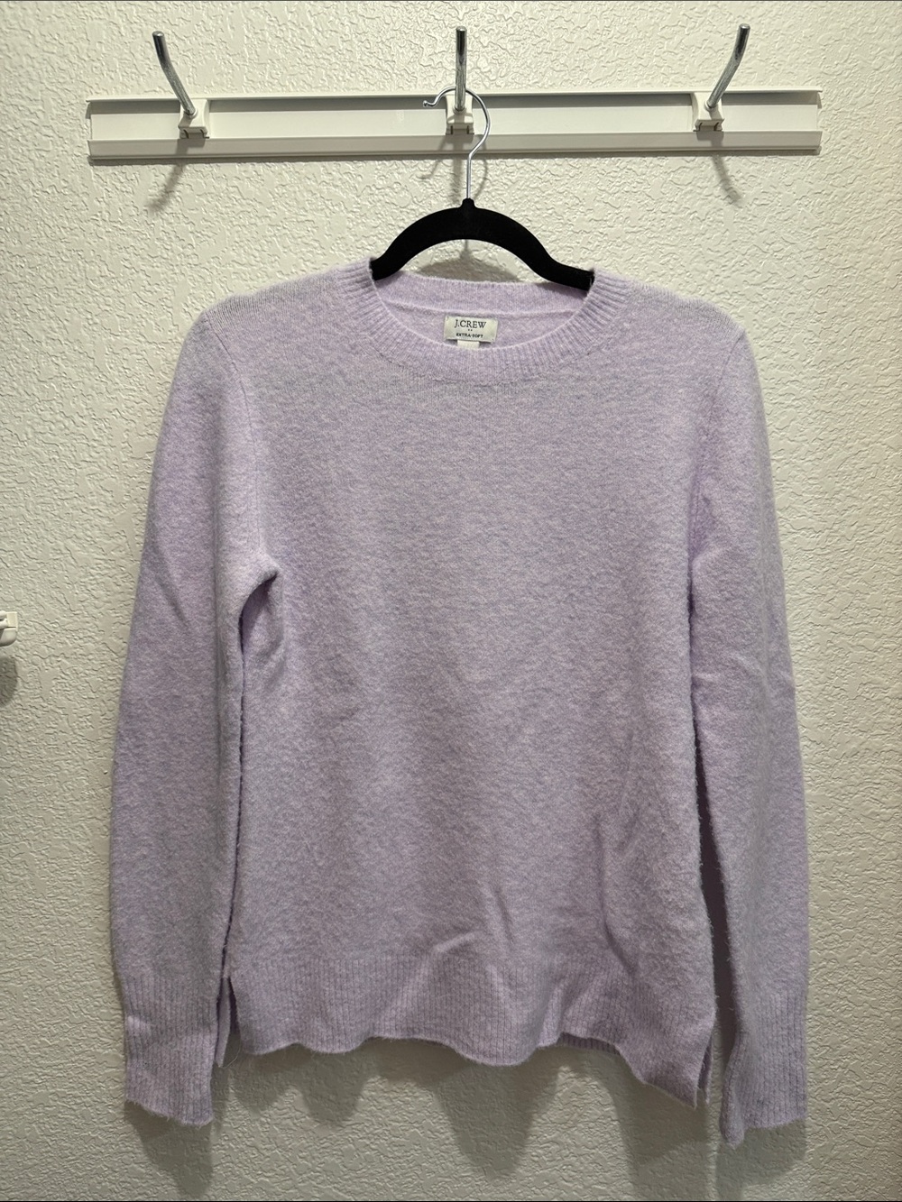 J. Crew Factory Light Lilac Crewneck Sweater